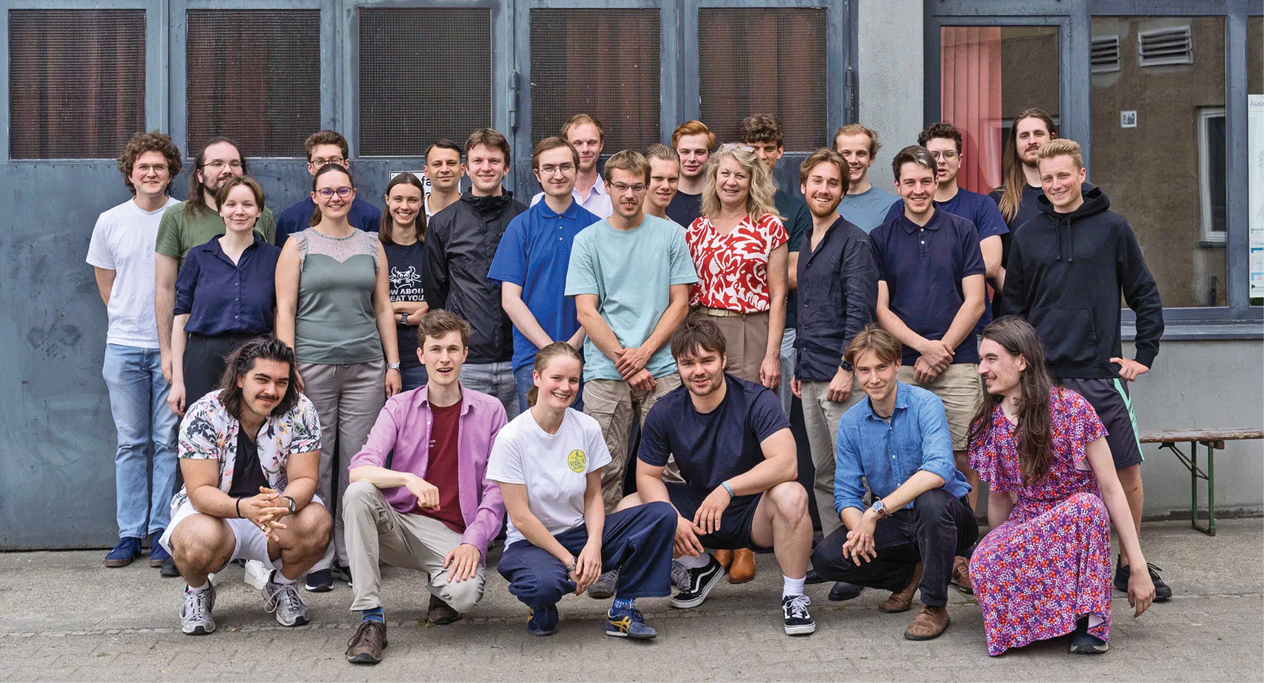 26 Studierende aus 9 Fachrichtungen inkl. betreuenden Tutor*innen und Wissenschaftlicher Mitarbeiterin bilden das Team der Lok-Studierenden an der TU Berlin
