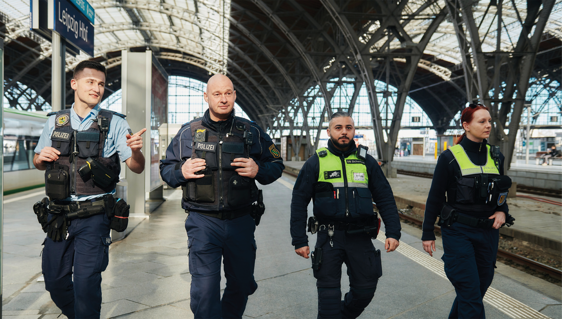 Neue Quattro-Streife sorgt f&uuml;r Sicherheit im und um den Leipziger Hauptbahnhof