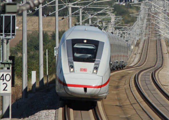 ICE 4 - auf der Schnellfahrstrecke