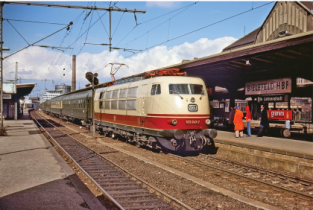 Bahnhof Bielefeld in den 1970er Jahren