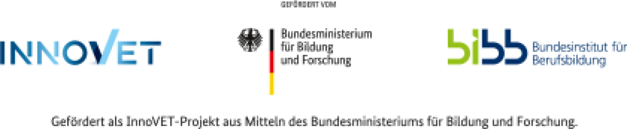Gefördert als InnoVET-Projekt aus Mitteln des Bundesministeriums für Bildung und Forschung
