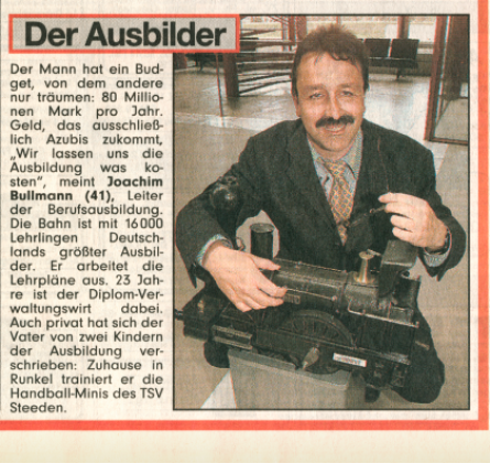 Abbildung 2: Ausschnitt aus einem Bericht der Bild-Zeitung vom 7. Juli 1998 in der Rubrik „Meine Firma“ der Lokalausgabe Frankfurt/Main