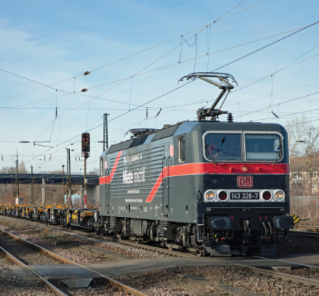 Gebrauchte Ellok der BR 143, die von DB Regio zur Vermietung angeboten wird