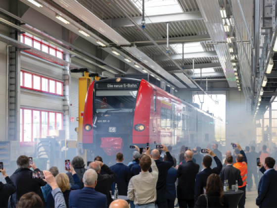 Präsentation des Zuges für Aufgabenträger und Politik