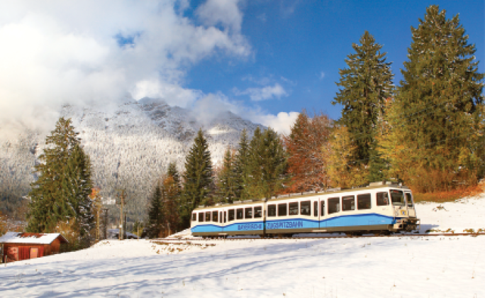Bayerische Zugspitzbahn in Oberbayern