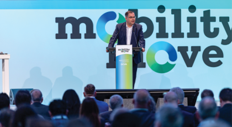VDV-Chef Ingo Wortmann eröffnet die mobility move 2026