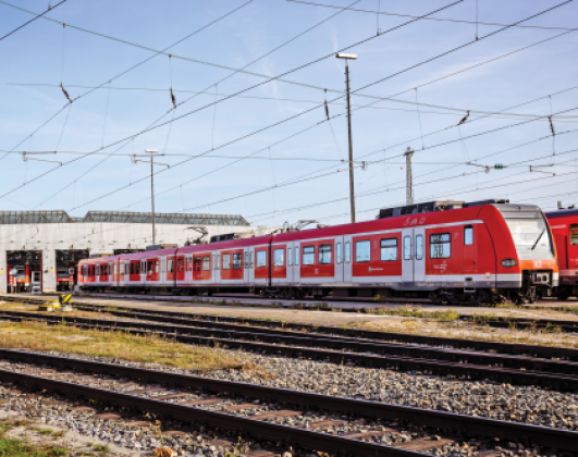Gleisvorfeld des Werks Steinhausen