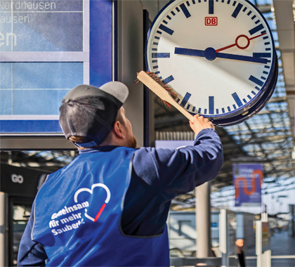 Bahnhöfe punkten mit modernisiertem Erscheinungsbild und mehr Sauberkeit